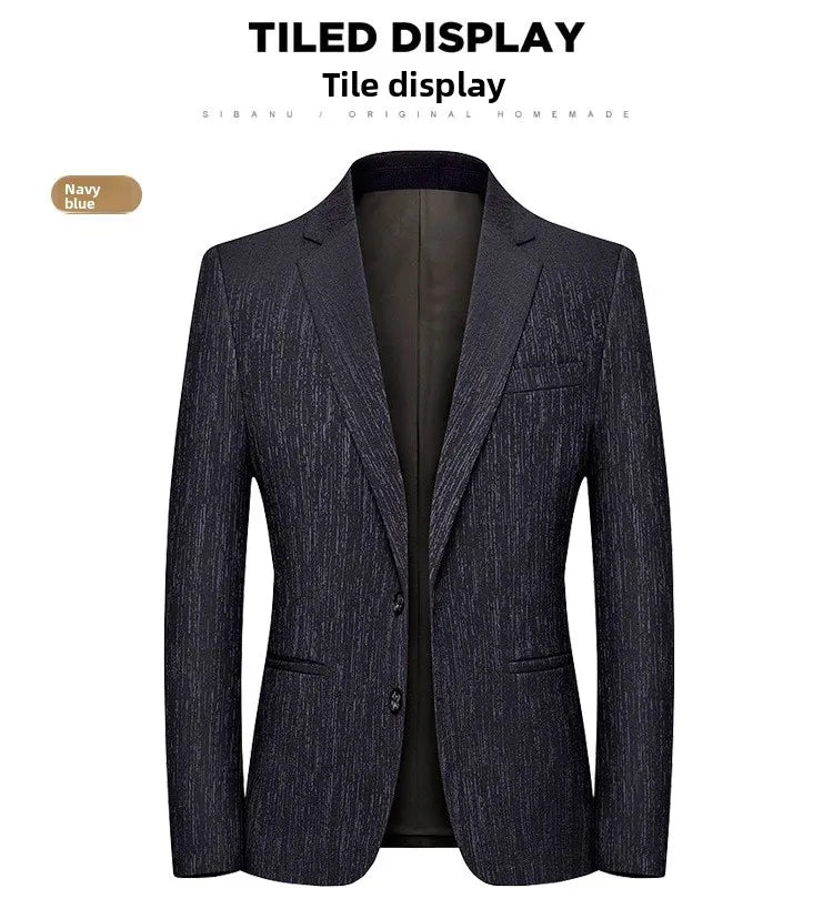 Blazer New Men's Fashionable Outdoor Travel Premium Business Wedding Versatile Host School Fit Casual Korean Version Blazer