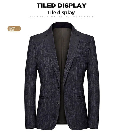 Blazer New Men's Fashionable Outdoor Travel Premium Business Wedding Versatile Host School Fit Casual Korean Version Blazer