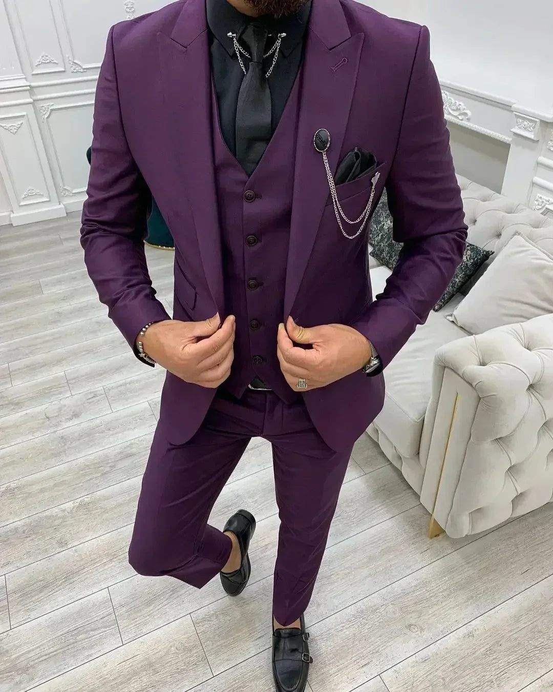 Yellow Men Suits for wedding Smart Casual Slim Fit Blazers Hombre Business High Quality Custom 3 Piece Set Costume Homme