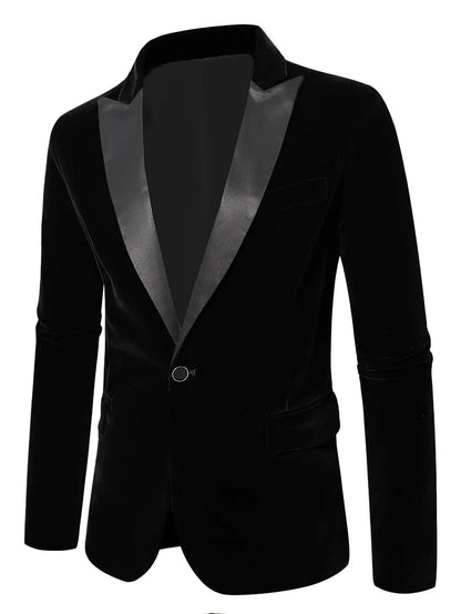 Steampunk Velvet Blazers Jacket for Man Smoking Homme 2025 Luxury Designer Wedding Banquet Groomsmen Formal Dress Men Suit Coats