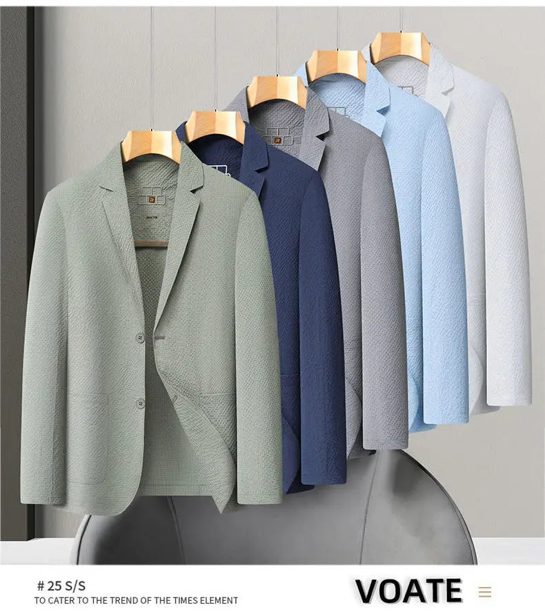 Blazer 2026 New Men's Fashion Outdoor sunscreen Blazers men Slim Casual quick drying sunscreen clothing Formal Wear jackets