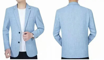 Spring And Autumn Style Casual New Blazer Middle Aged Men Shopping Daily Suit Jackets Comfortable Fashion Outerwear