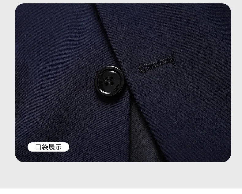 Blazer Fashionable Business Outdoor Gentleman, Trendy Solid Color Men, Formal Casual and Slimming Wedding Host Gentleman Blazer