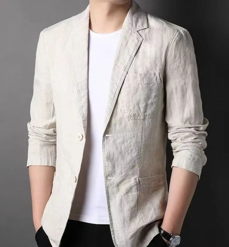 Men's Lightweight Business Casual Blazer Spring Summer Sun Protection Jacket