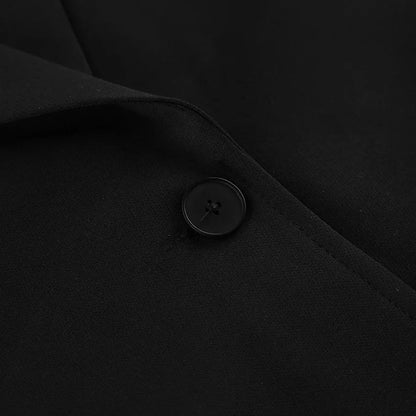 Fall,Winter,European,Clothes,Black suit,Coat,Chic,Sexy,Patchwork,Lace,Pocket,Women,Tops,Long Sleeve,Hot,Jacket,2026,New,6717001