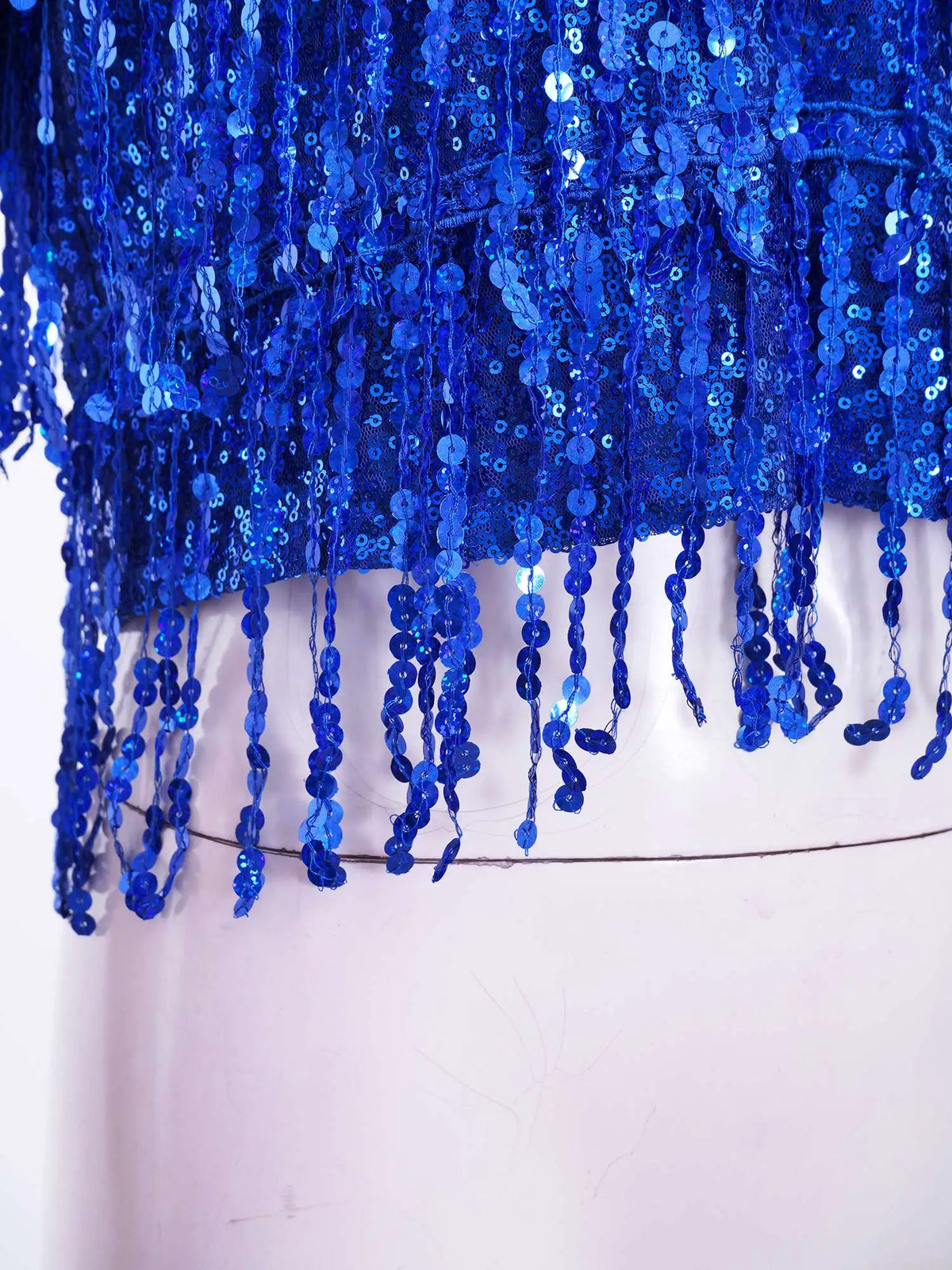 Women's Fringe Vest Clubwear Jazz Modern Dance Waistcoat Glitter Tassel Sleeveless Jacket Sequins Vests Music Festival Costumes