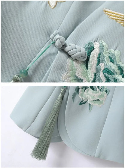 2025 New Spring Chinese National Style Elegant Women Vest Heavy Industry Embroidery Sleeveless Jacket Cardigan Female Waistcoat