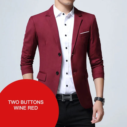 Classic Men's blazer Oversized Wedding Suit Jackets Korean Style Business Casual Blazers Man Clothing Dress Jacket 7XL