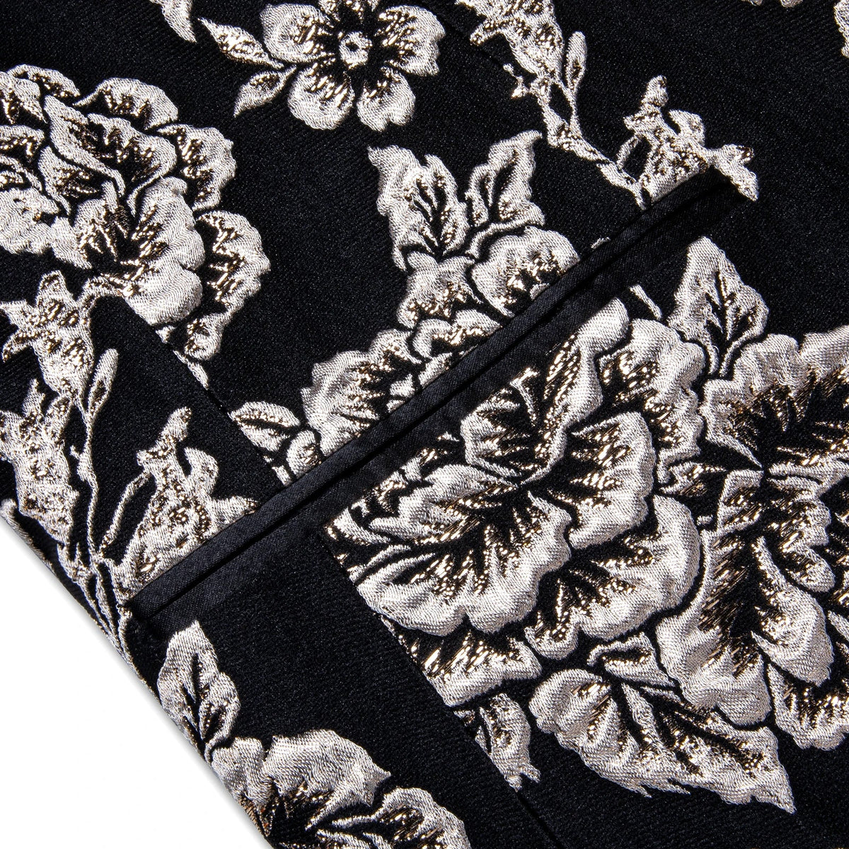 Men's Black Paisley Suits Blazer Jacket Fashion Business Banquet Wedding Party Dress Floral Red Suit Coat Men Clothing