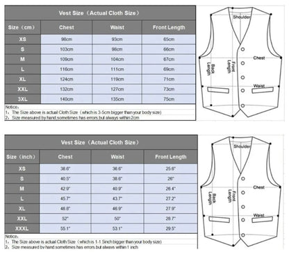 Men's Linen Vest – Slim Fit Smart Casual Waistcoat for All Seasons