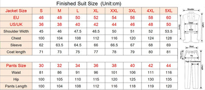 Men's Floral Wedding Tuxedo 3-Piece Set Double Breasted Jacket with Vest Peak Lapel Groom's Fashion Suit Male Wedding Attire