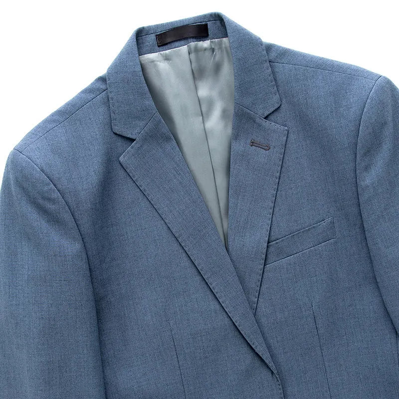 Men's Slim Fit Business Blazer – Single Breasted Formal Suit Jacket for Office & Casual Wear