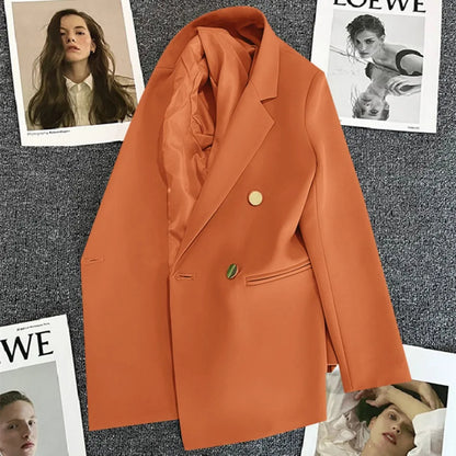 Spring Autumn Women's Blazers Slim Fit Fashion Slimming Elegance Jackets Casual Versatile Coat Outwear for Office Lady Clothing