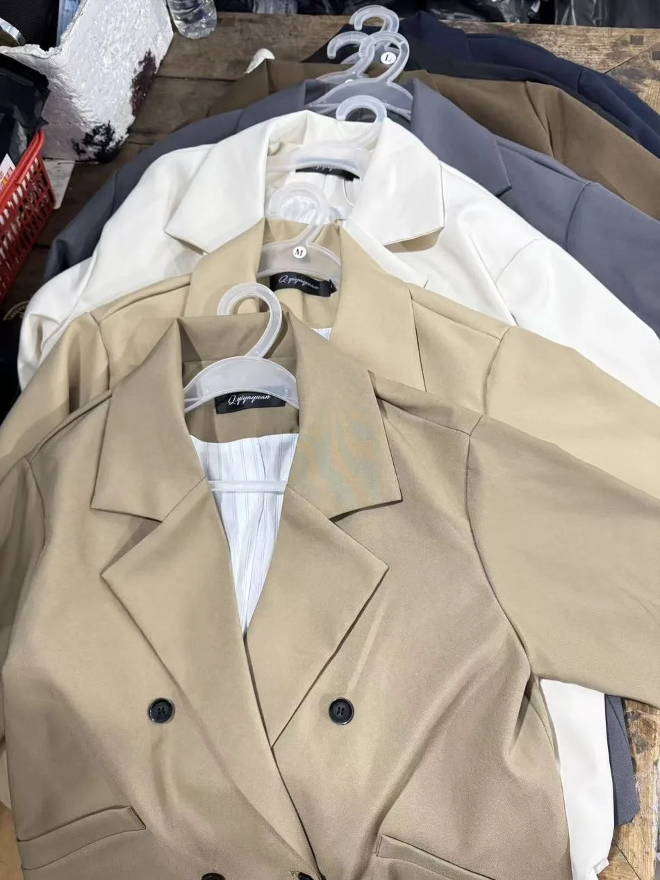 Spring Autumn Women's Blazers Slim Fit Fashion Slimming Elegance Jackets Casual Versatile Coat Outwear for Office Lady Clothing