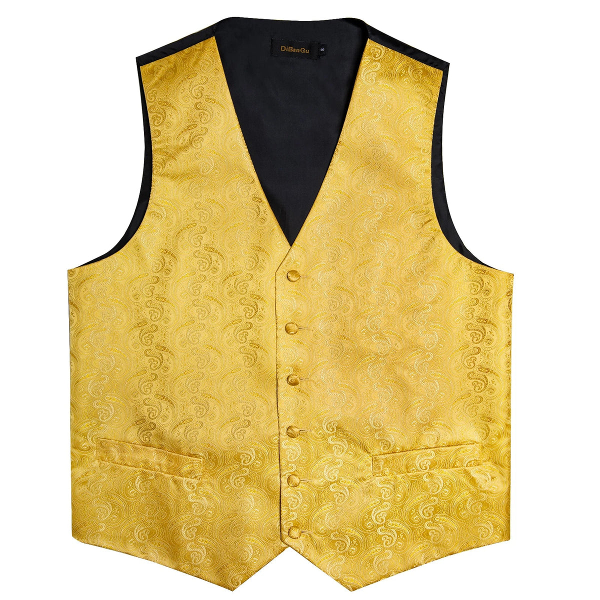 Men's Suit Vest and Tie Set – Single Breasted Waistcoat with Necktie and Pocket Square for Weddings and Business Events