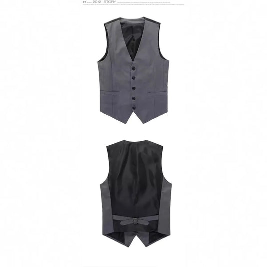 Men's Plus Size Slim Fit Suit Vest – Wedding & Business Waistcoat