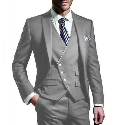 Italian Men Wedding Suits Groom Set Marriage Classic Vintage Tuxedos Prom Jacket Costume Homme Pour Mariage 3 Piece Suit For Men