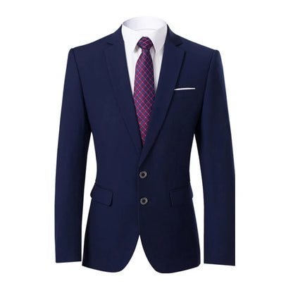 Men's Suit Jacket Slim Fit Single Breasted Multi-Color Formal Blazer