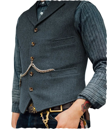 Men's Suit Vest for Wedding & Smart Casual – Multi-Color Waistcoat