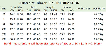 Blazer Autumn and Winter Men's Fashion Outdoor Travel Youth Wedding Slimming Casual Formal Wear with Cotton Warmth Blazer  2025