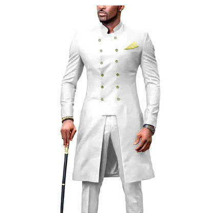 Costumes africains slim pour hommes pour mariage, smokings de marié bleu roi, costumes de garçons d'honneur, blazer pour bal de promo et soirées