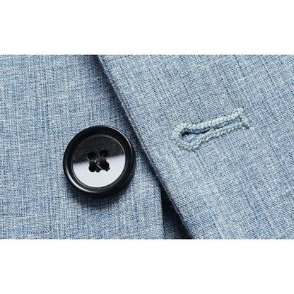 KIDWHXR Coat Man Thin Single-breasted Pocket Business Casual Men Blazer Sun Protection Breathable Versatile Male Suit Outerwear
