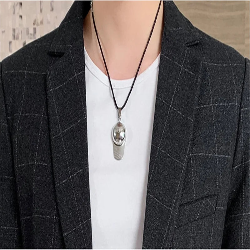 Men's  Slim Fit Business Suit Jacket Casual High-End Polyester Korean Style Top for Handsome Fashionable Look