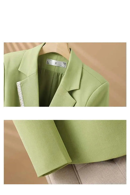 Spring 2025 Fashion Outerwears Blazer Mujer Woman New In Coats Casaco Feminino Double Breasted Office Lady Blazers Jackets Tops