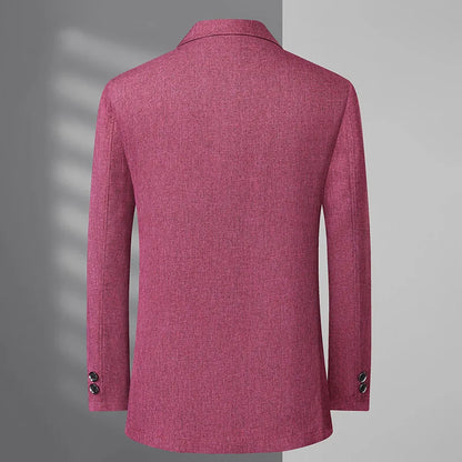 KIDWHXR Suit Coat Summer Man Thin Simpel Solid Color Pocket Male Blazer Sun Protection Long Sleeve Outdoor Casual Men Outerwear