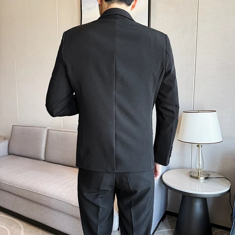 Men's 3-Piece Suit – Blazer, Vest & Trousers | Smart Casual Business & Wedding Suit