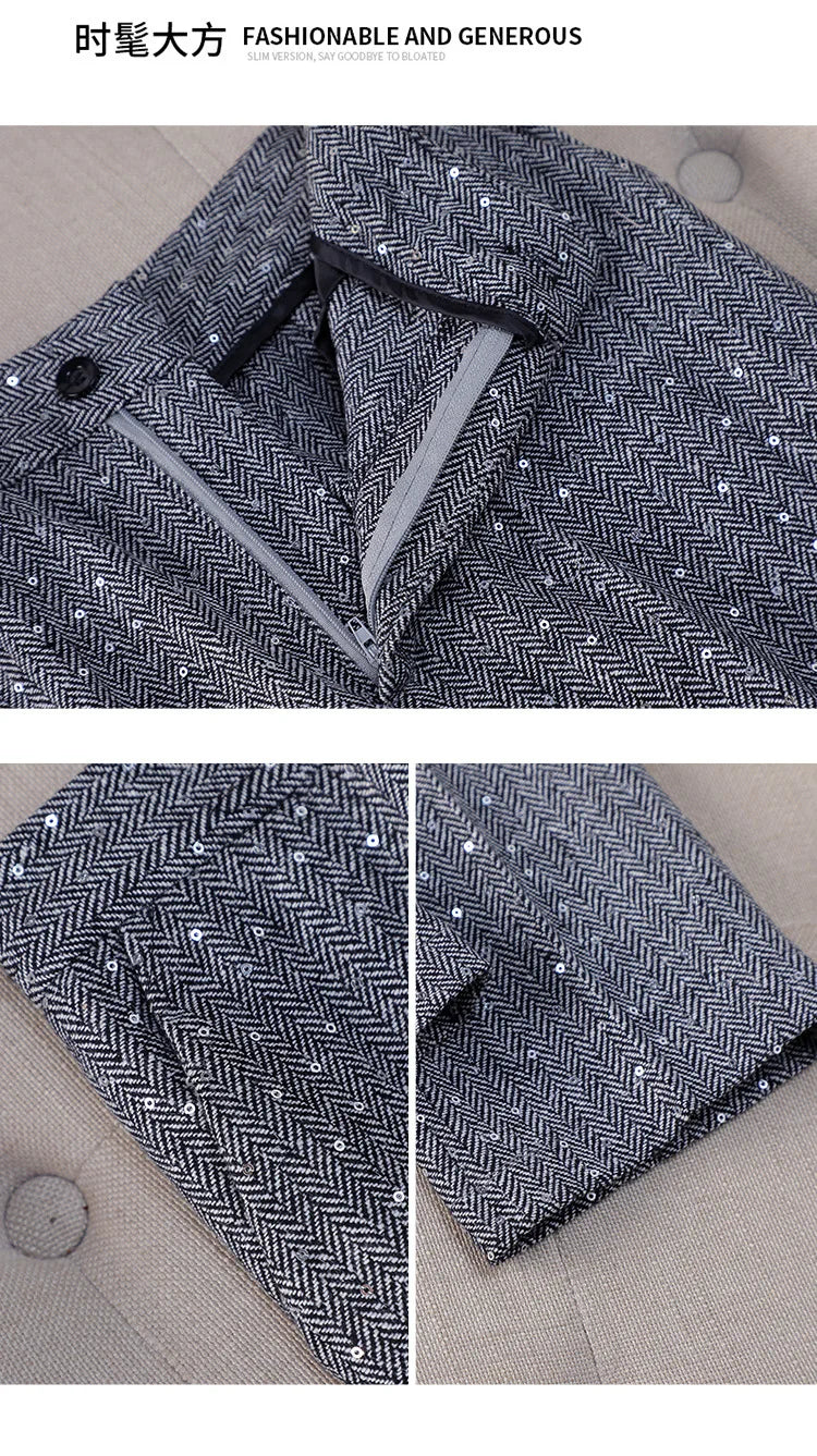 High Quality Fabric Women Business Suits With Pants and Blazer Coat Professional Autumn Winter Office Ladies Pantsuits Blazers