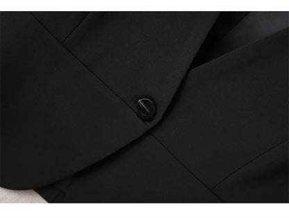 Women Vest Jacket 2026New Fashion Single Button Sleeveless Blazer Vest Coat Korean Slim Short Femme Waistcoat Tops Chaleco Mujer