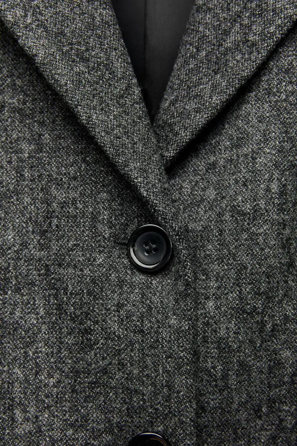 Women's Wool Blend Waist-Cinching Suit Jaet Autumn Winter New Sle Casual All-Match Long Sve Classic Collar  Color