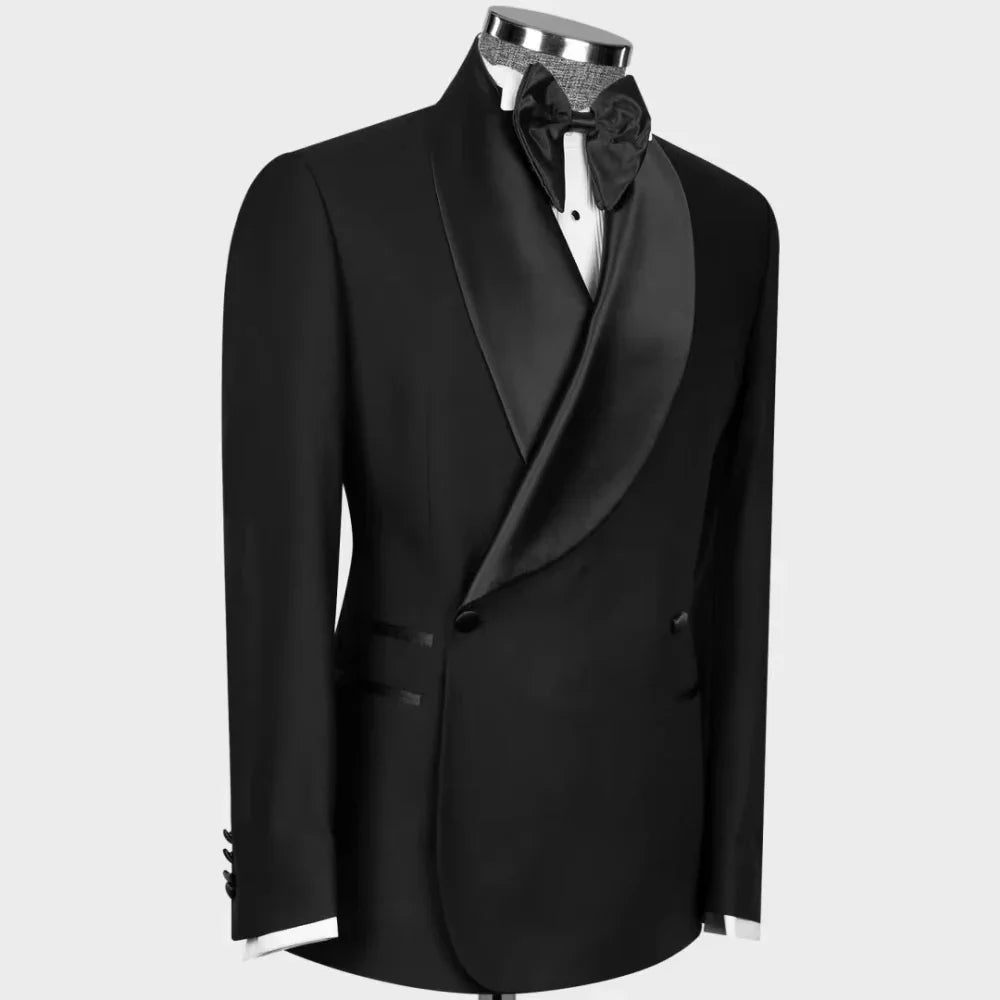 Men's Solid Style Blazer Fashion Wedding Smart Casual Business Jacket Best Man Suit Formal Party Wear Single Coat