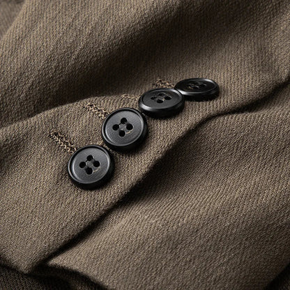 Spring and Autumn Men's British Naples suit, no perm, solid color, wedding, business, work, versatile, simple, high-end suit