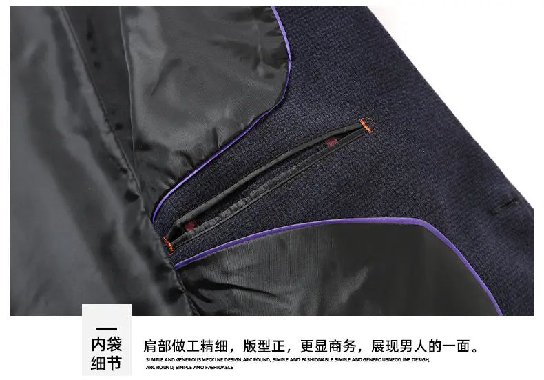 High-quality, fashionable and stylish new autumn and winter casual suits for men, business trendy small suits