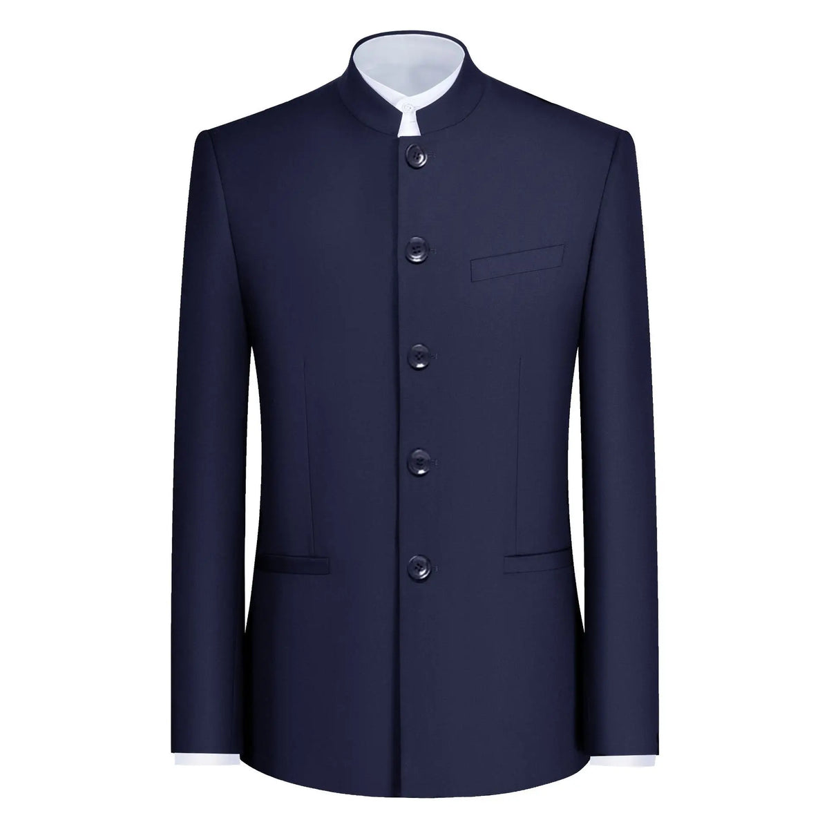 2026 Formal Business Groom Wear Tuxedo Elegant New Chinese Style Slim Fit Stand Up Collar Men's Jacket