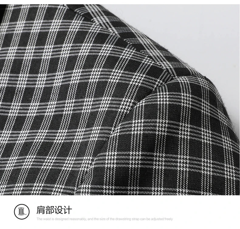 New High-End Soft Comfortable Men's Blazer Slim Fit Fashion Jacket For Young Men Daily Casual Home Wear Outerwear