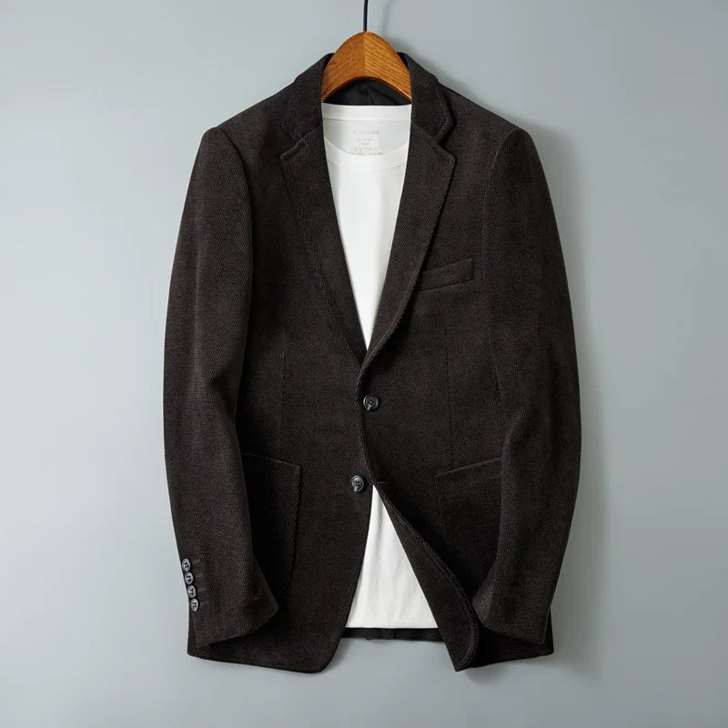 High Quality Fashion Handsome Business Leisure Autumn and Winter New Suit Thick Material Suit Jacket  Blazer Masculino Slim Fit