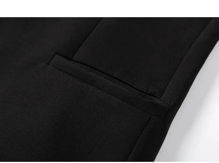 Man Dress Luxury Suit Jacket Japanese Uniform Coats 2026 Yamamoto Style Unisex Metal Buckle Shoulder Pads Black Cool Streetwear