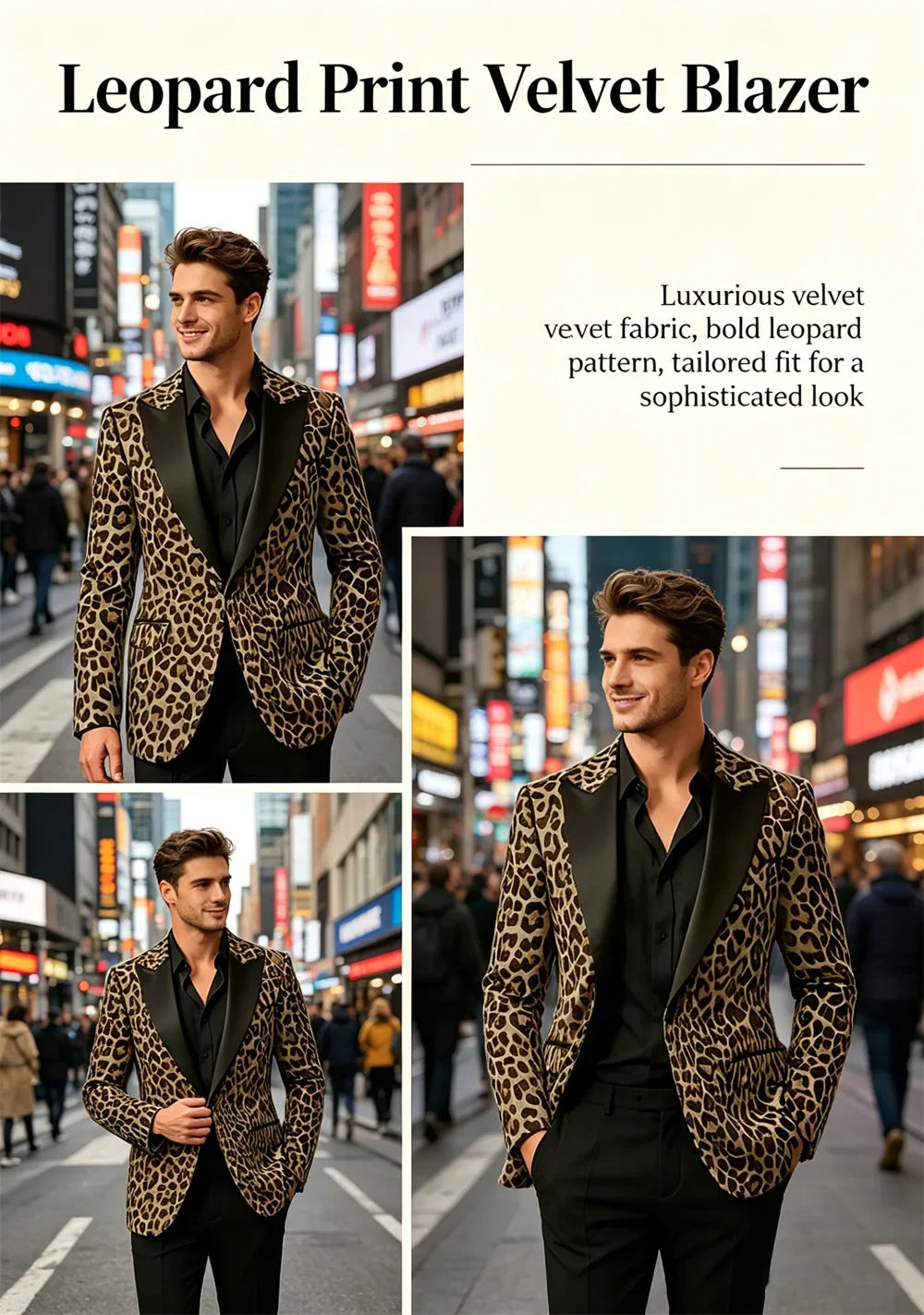 Men's Premium Textured Casual Blazer Two Button Notched Lapel Slim Fit With Pocket Square For Office Wedding Party Daily Wear