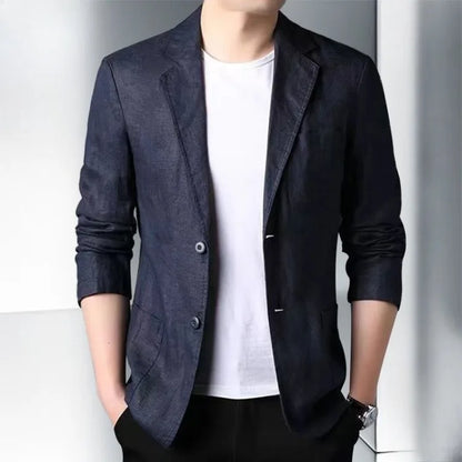 Men's Lightweight Business Casual Blazer Spring Summer Sun Protection Jacket