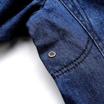 High Quality Men's Denim Blazers Male Coat Oversized Spring Autumn Fashion Casual Suit Jacket Men Clothing Outerwear 4xl AGZ01