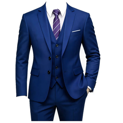Hommes Costume Formel Slim Fit Bal de Promo Ensemble Mariage Blazers Homme Haute Qualité Garçon d'Honneur Luxe Robe d'Affaires Banquet Fête Costume
