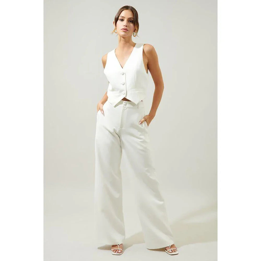Multiple Styles to Choose From Women Pants Set High-end Female Two Pieces(Vest+Trousers)ropa de mujer ofertas