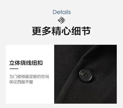 Blazer's New Men's Fashion Outdoor Travel Camping Youth Wedding Versatile, Hosting Campus Slimming Casual Korean Version Blazer