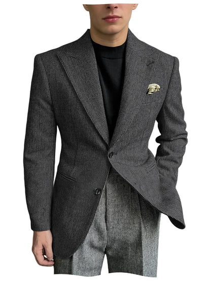 Men's Suit Jacket Formal Suit Blazer Single Breasted Slim Fit Business Banquet Work Wear Man wedding Coat jackets spring fall