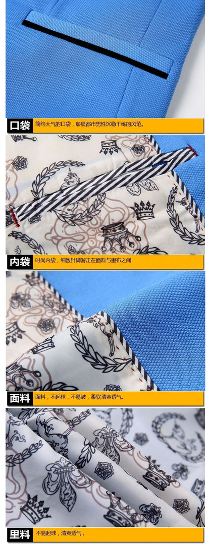 Men's Casual Blazer Single Breasted Slim Fit for Men – Multi-Color – Office & Daily Wear