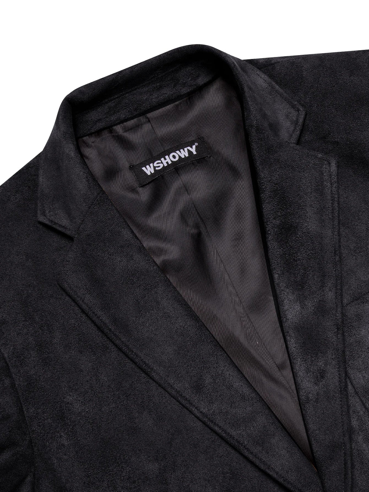 Vintage Mens Suede Blazer Jacket Casual Business Single Breasted Suit Coat Long Sleeve Patch Pocket Blazer for Office Streetwear