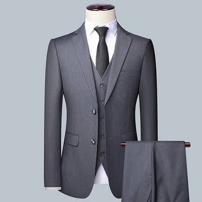 Men's Wedding Suit – Single Breasted, Loose Fit, Smart Casual for Groom & Best Man